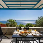 Allegra With 32msq Heated Pool, 300m Far From Sandy Beaches, Open Sea View Вилла Омиш